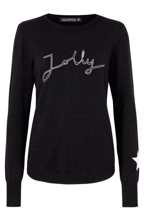 Found on Harper's Bazaar UK Jolly jumper, £44, Sugarhill Boutique